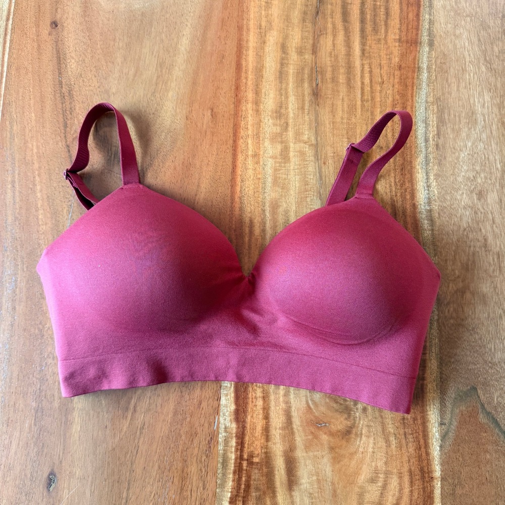 Body & Bra Women's Red Bra Size L